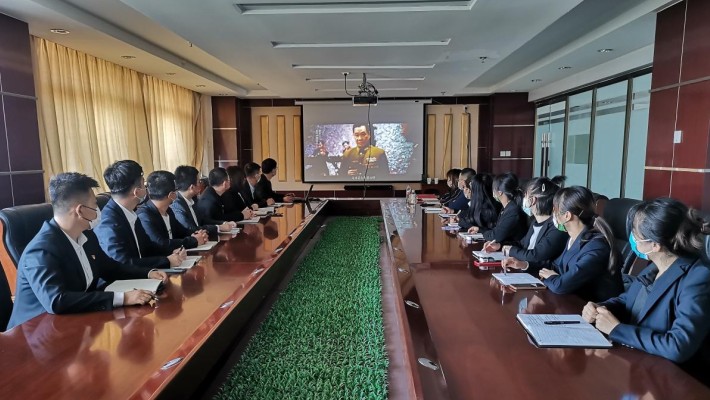 “庆国庆、祖国颂，学司史、知司情”装备公司团委组织召开主题学习活动